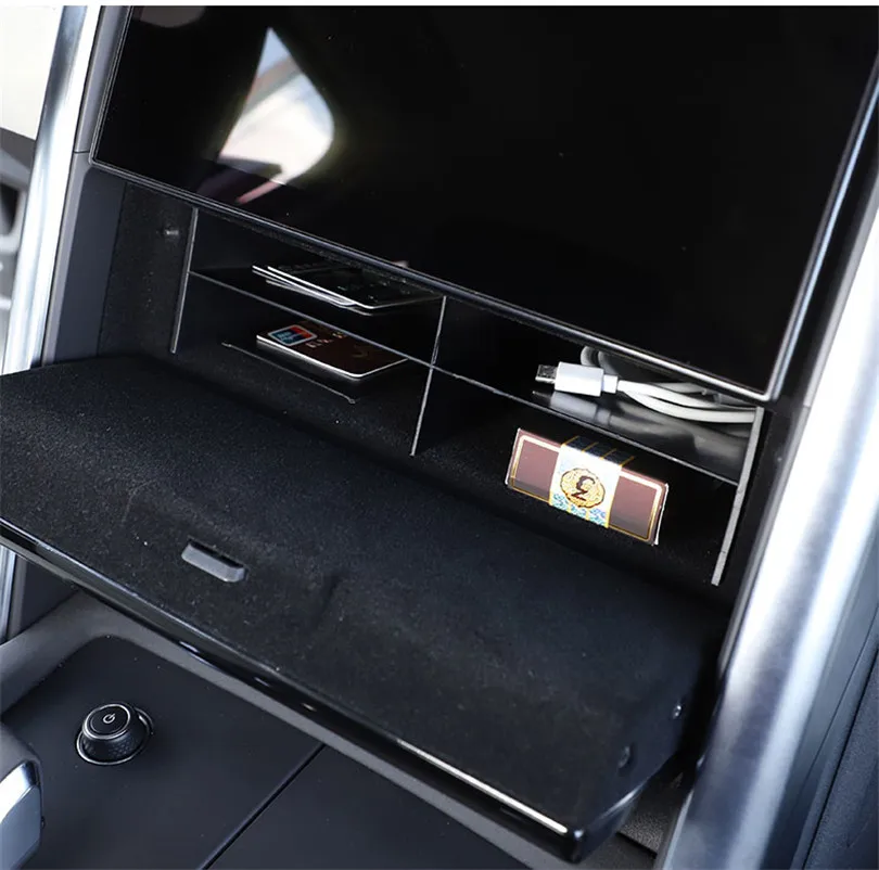 Для Land Rover Discovery 5 2021-2022 ABS Центральная коробка хранения управления мобильным телефоном Аксессуары автомобильного стиля.