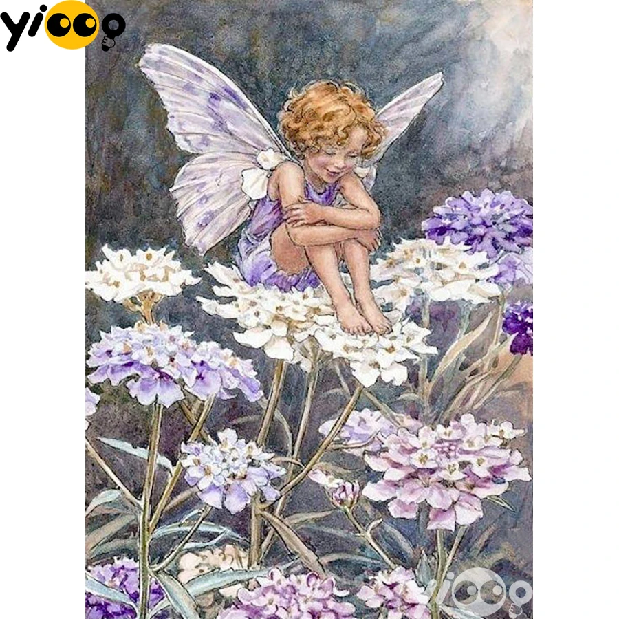 

Алмазная живопись с квадратными/круглыми стразами, вышивка крестиком, Сказочная мозаика с цветами Стразы, домашний декор, подарок AX2782