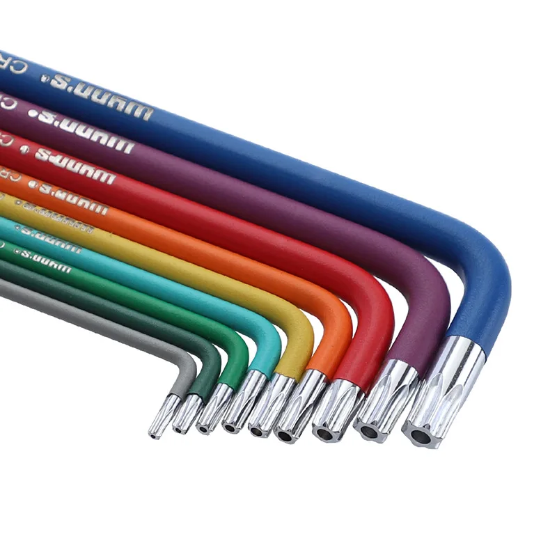 1Set Ball-head Screwdriver Hex Wrench Set Colour Coding Wear-resisting Anticorrosion Hexagon Torx Star Spanner | Инструменты