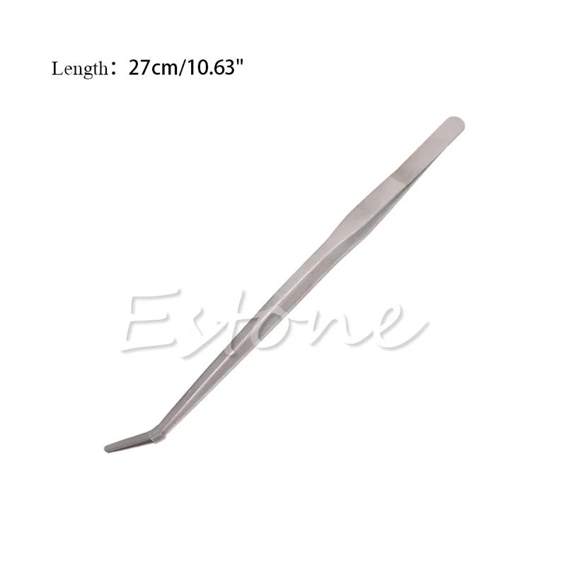 

Aquarium Live Tank Curve Plant Long Tongs Stainless Steel Tweezers 27/38/48cm