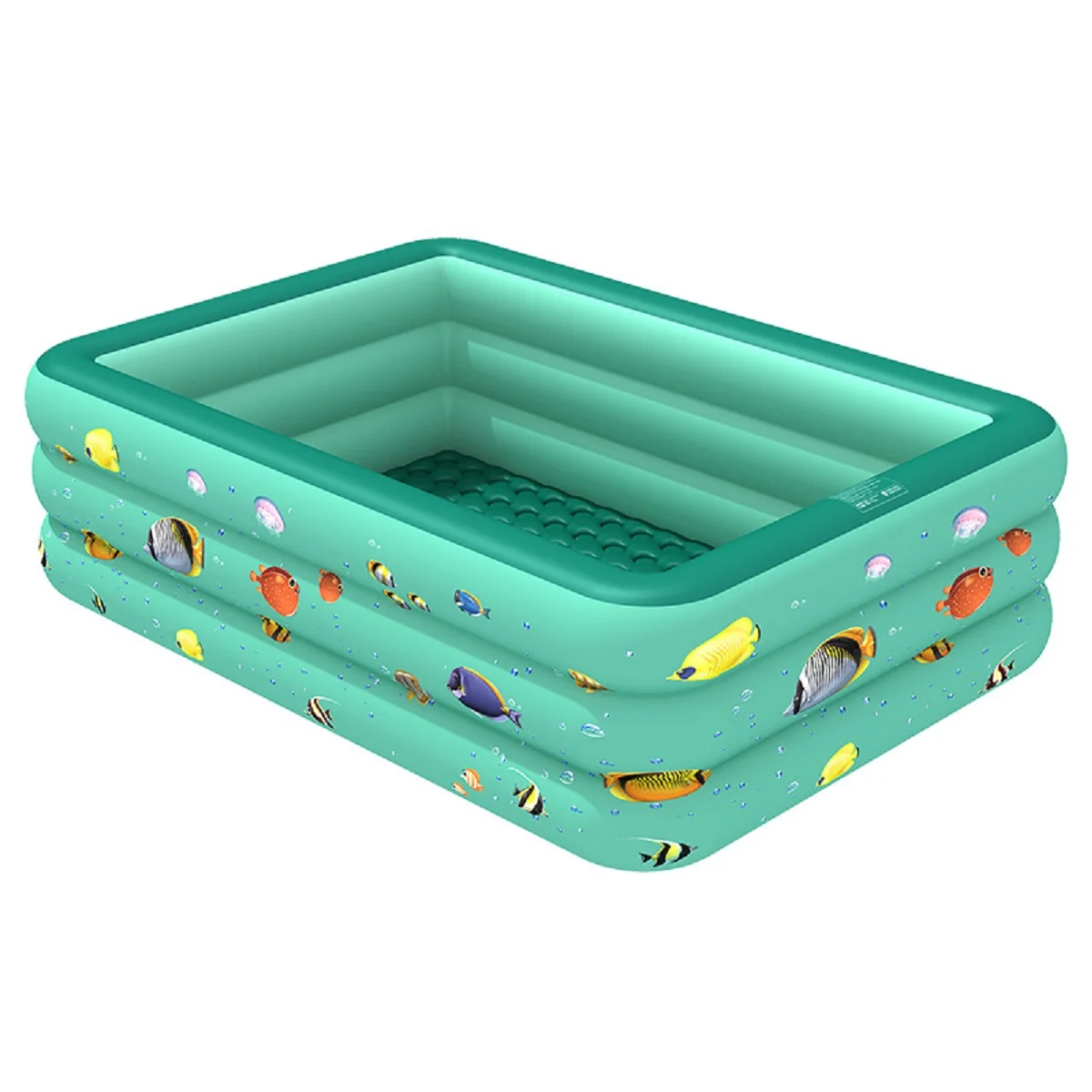 

120-210cm Outdoor Indoor Thickened Square Inflatable Swimming Pool Portable Foldable Adult Child Pool PVC Bath Tub