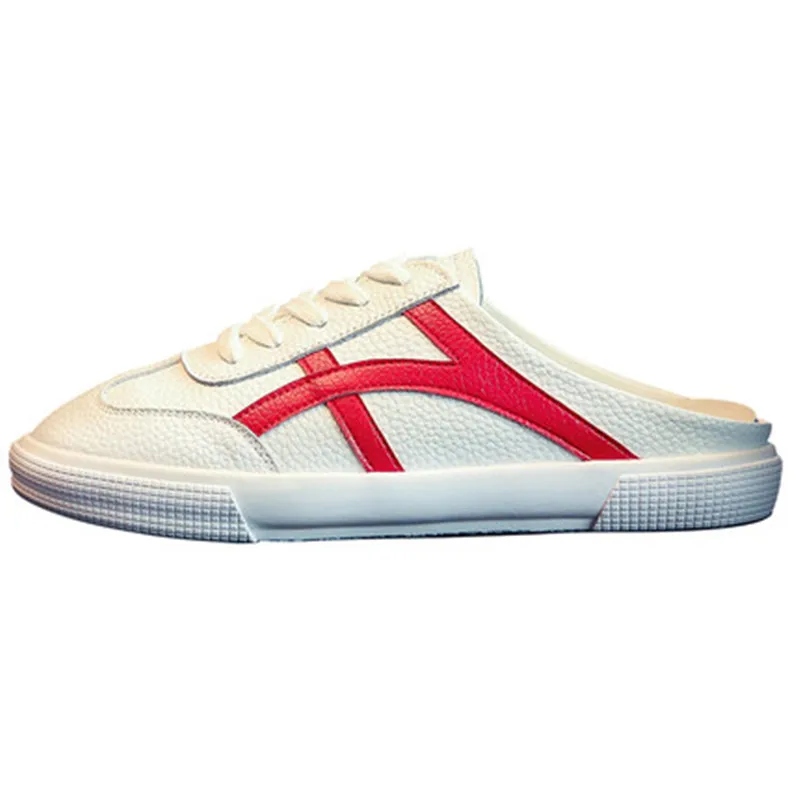 Высокая версия W кожаные маленькие белые туфли женская обувь 2019 г. новая весенняя