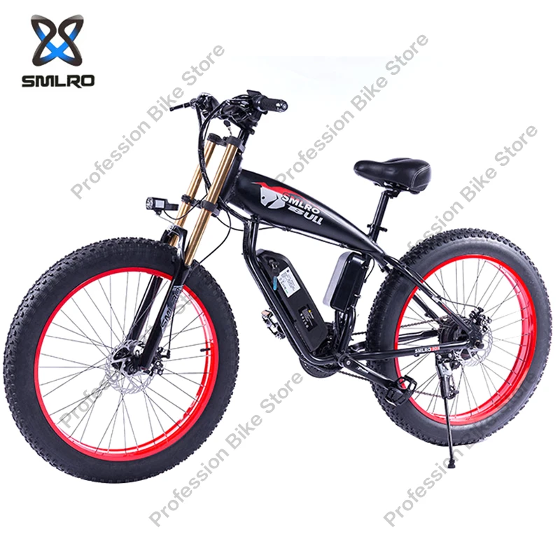 Online SMLRO S10S BULL Erwachsene Elektrische Bike 26 Zoll 750W 48V 18AH E-Bike Aluminium Legierung Rahmen Mobilität Dirt Berg Fett Fahrrad