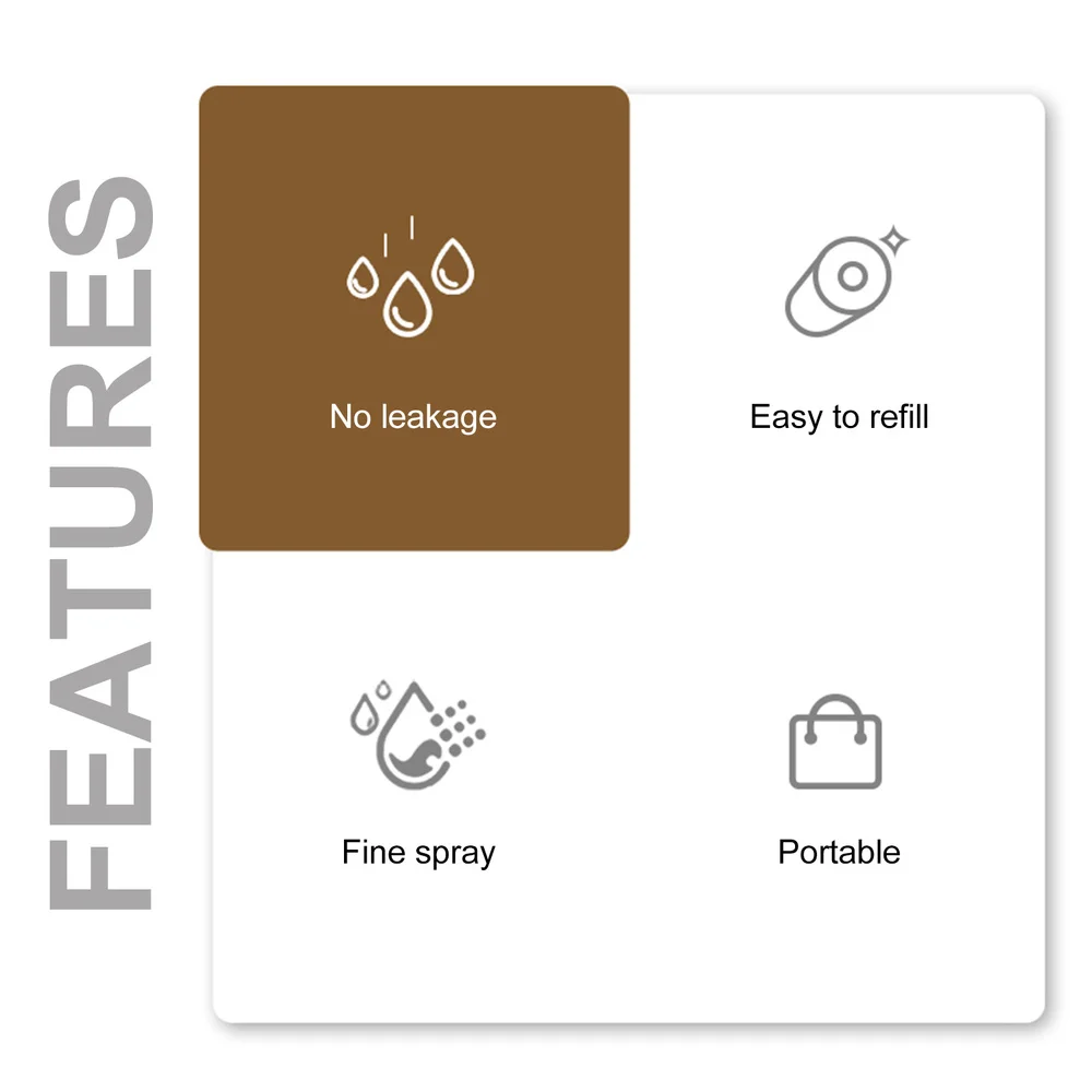 

2Pcs 10ml Rotatable Perfume Bottle Spray Atomizer Refillable Perfume Bottle