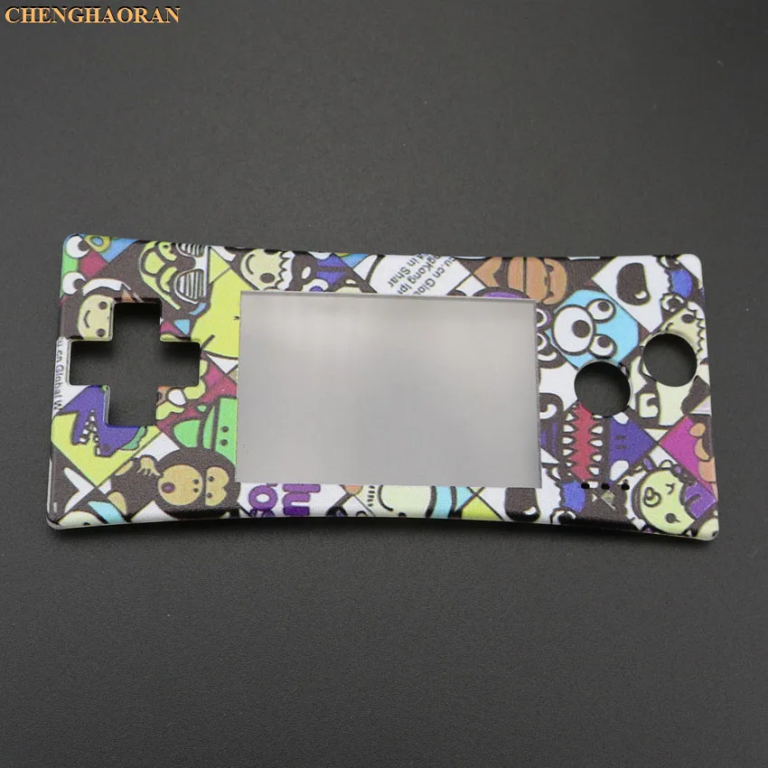 ChengHaoRan 16 стилей 16 цветов передняя оболочка чехол Лицевая панель для GBM Gameboy micro system