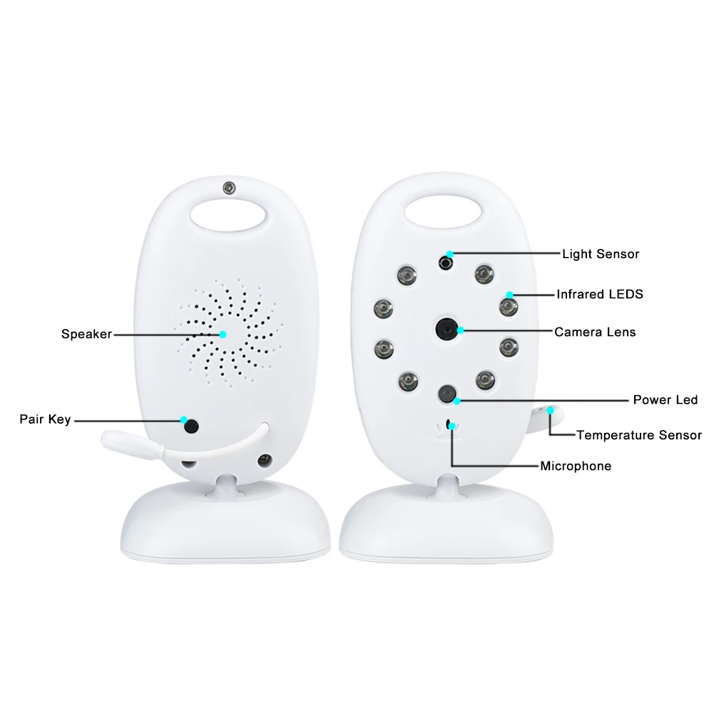 

Video Baby Monitor Wireless Infant Radio Nanny Music Intercom Nightvision Portable Baby Camera