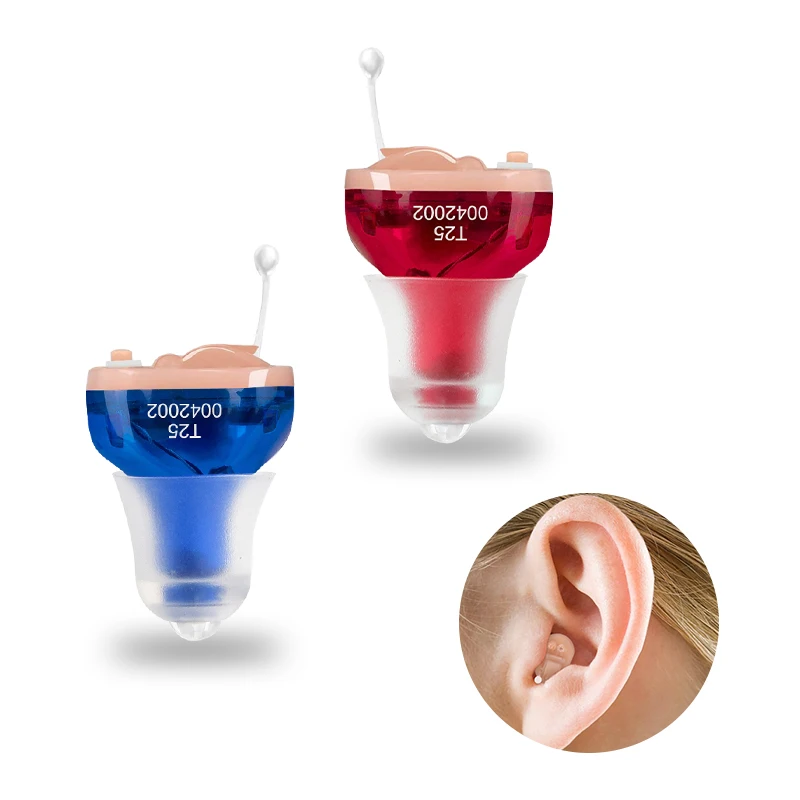 Цифровой слуховой аппарат аудиофоны 6 канальный Шум шумоподавления T25 кВт