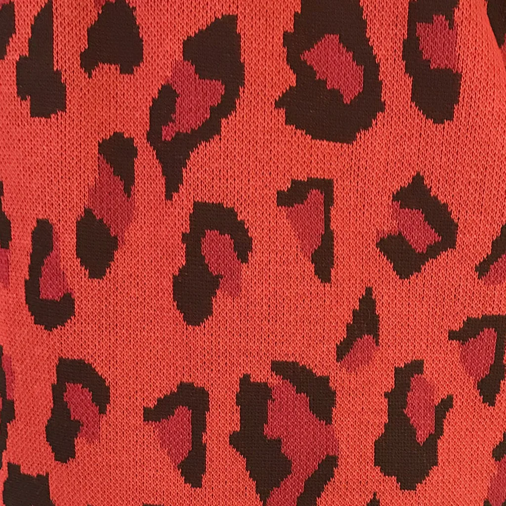 SAGACE Fashion solid color long sleeve sweaters women warm winter femme loose knitted female clothes jumper Leopard | Женская одежда