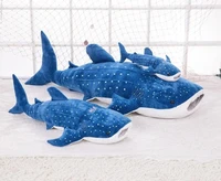 blue whale plush toys dropshipping 55100cm lovely cute animals big shark doll soft stuffed toy fish children girls xmas gift