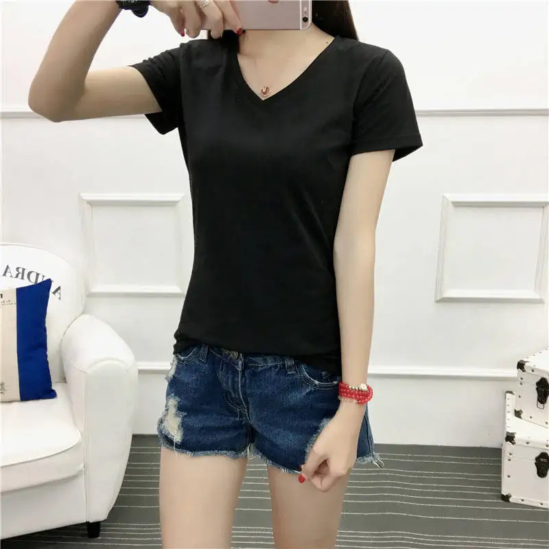 

New Classic Summer High Quality Leisure Soft Short Sleeve Leisure Women's T-shirt