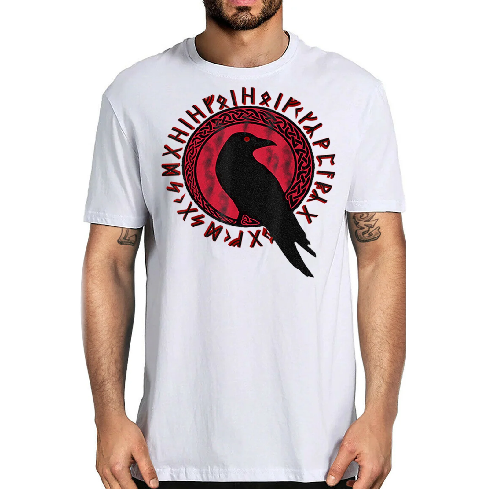 

Odin Ravens Huginn & Muninn Vegvisir Tshirt Vikings Myth T-Shirt Vikings Tee