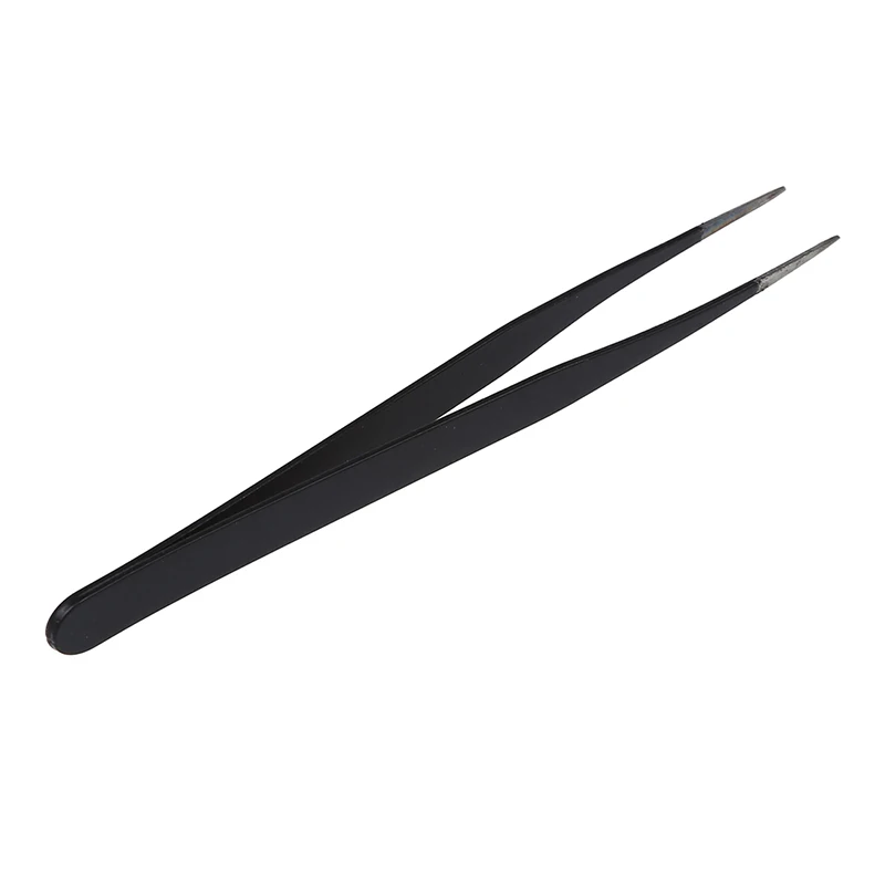 

Black Metal Straight Sharp Tip Tweezer