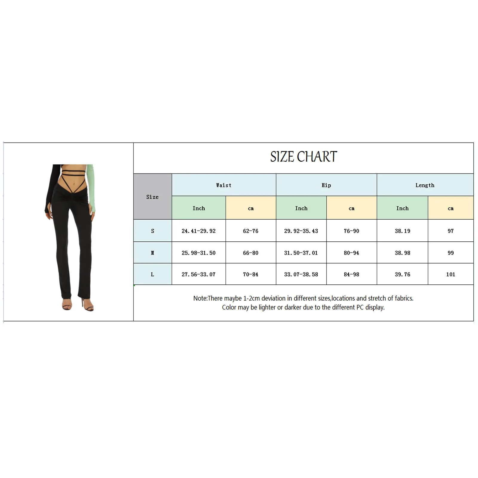 

Women Straight Pants High Waist Bandage Sexy Trousers Street Casual Pant Streetwear Loose Trousers Pour Femme
