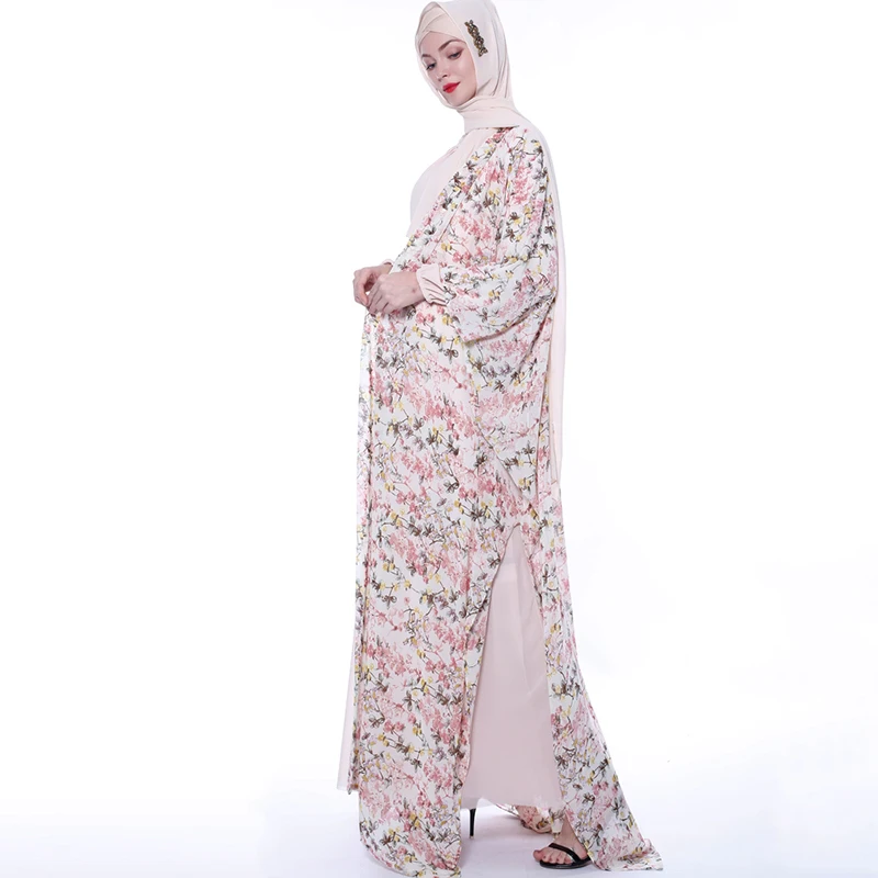 Открытое кимоно Abaya турецкий хиджаб мусульманское платье женская
