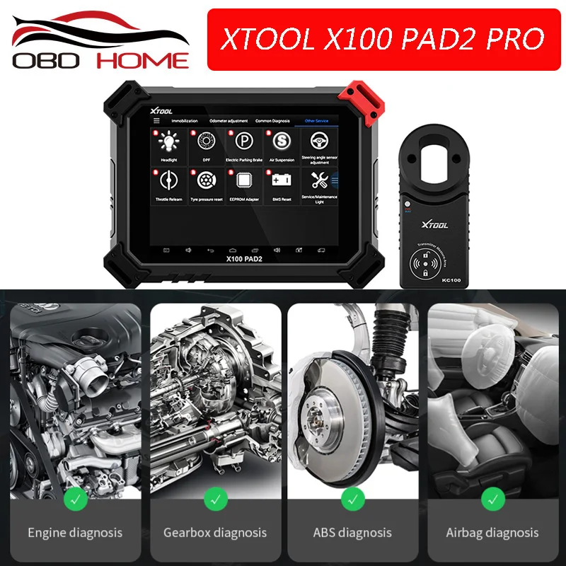 Диагностический инструмент Xtool X100 PAD2 Pro x100 pad2 pad PRO2 OBD2 с программатором ключей для