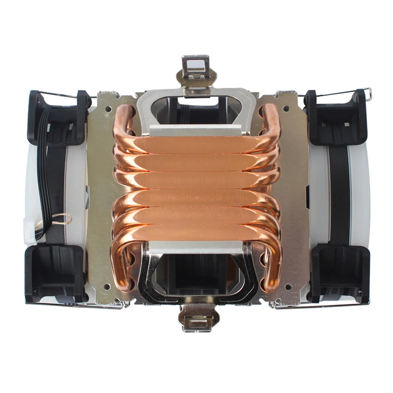 Кулер для процессора кулер ЦП с 6 тепловыми трубками 4 контакта ШИМ два башенного