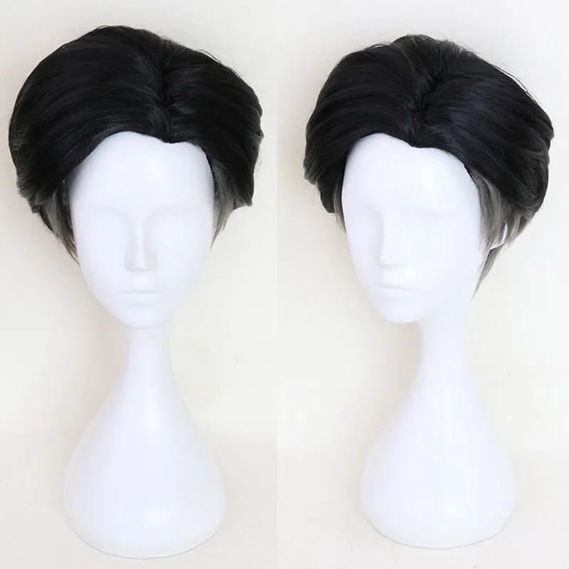 

YURI on ICE Yuri Отабек Алтын Aota черный серый Омбре Косплей термостойкие синтетические волосы Хэллоуин Вечеринка карнавал + бесплатная шапочка для парика