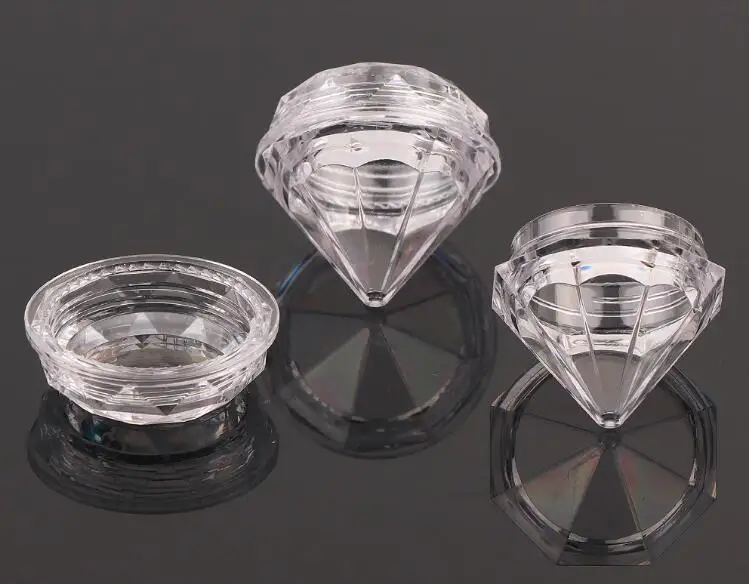 Пластиковая прозрачная коробка для крема 5 шт./лот путешествий хранения женских