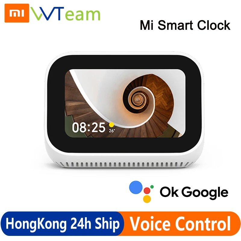Умные часы Xiaomi Mi, сенсорный экран с искусственным интеллектом, дисплей, динамик, Bluetooth 5,0, будильник, Wi-Fi соединение, управление Google - изображение