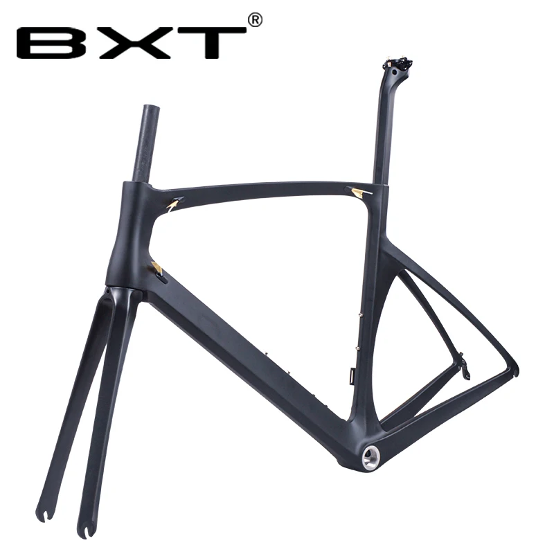 BXT дороги углерода Велосипеды рама углеродного 700c Bicicleta углерода велосипед Рама V-тормоза дорожный велосипед набор Рам 49/52/54/56 см