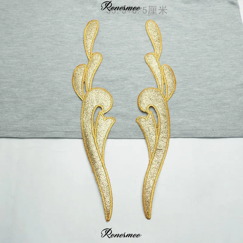 1 пара зеркал железо на золотом и серебряном цвете горячая Распродажа вышивка