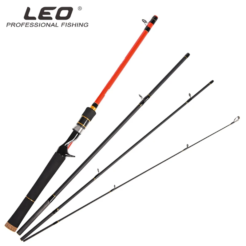 Лео углеродистая рыболовная удочка Портативный легкий высокоуглеродистое