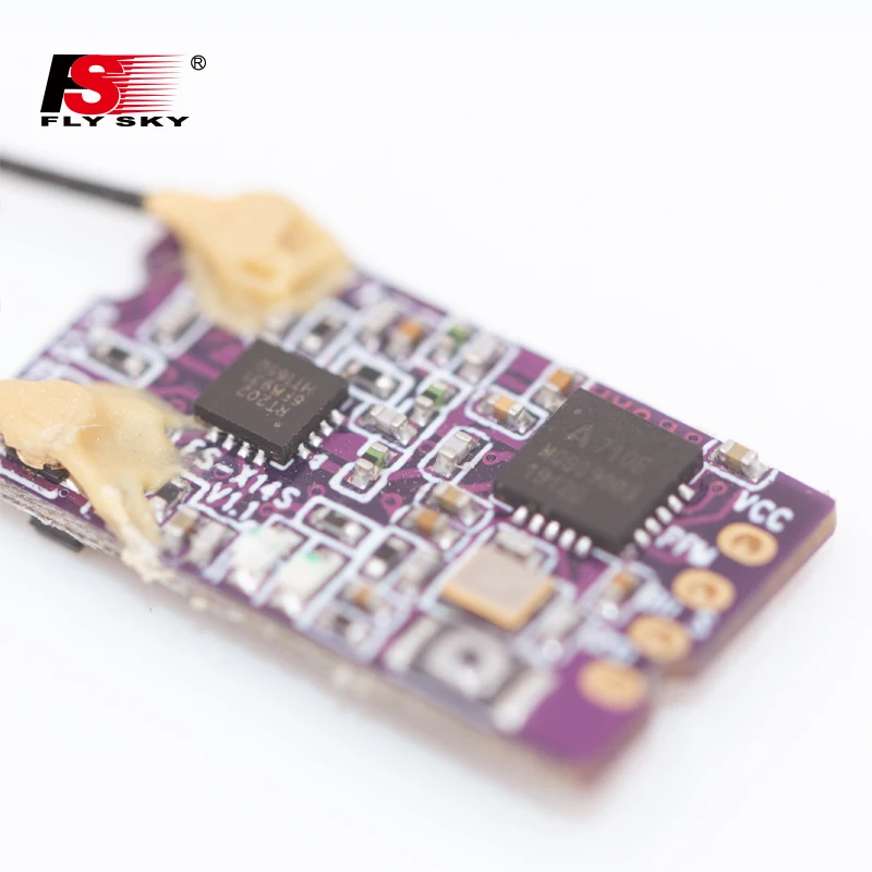 Приемник FlySky FS-X14S 2 4 ГГц 14CH PPM i-BUS S.BUS сигнальные выходы для передатчика FS-I6 NV14 FS-I6X