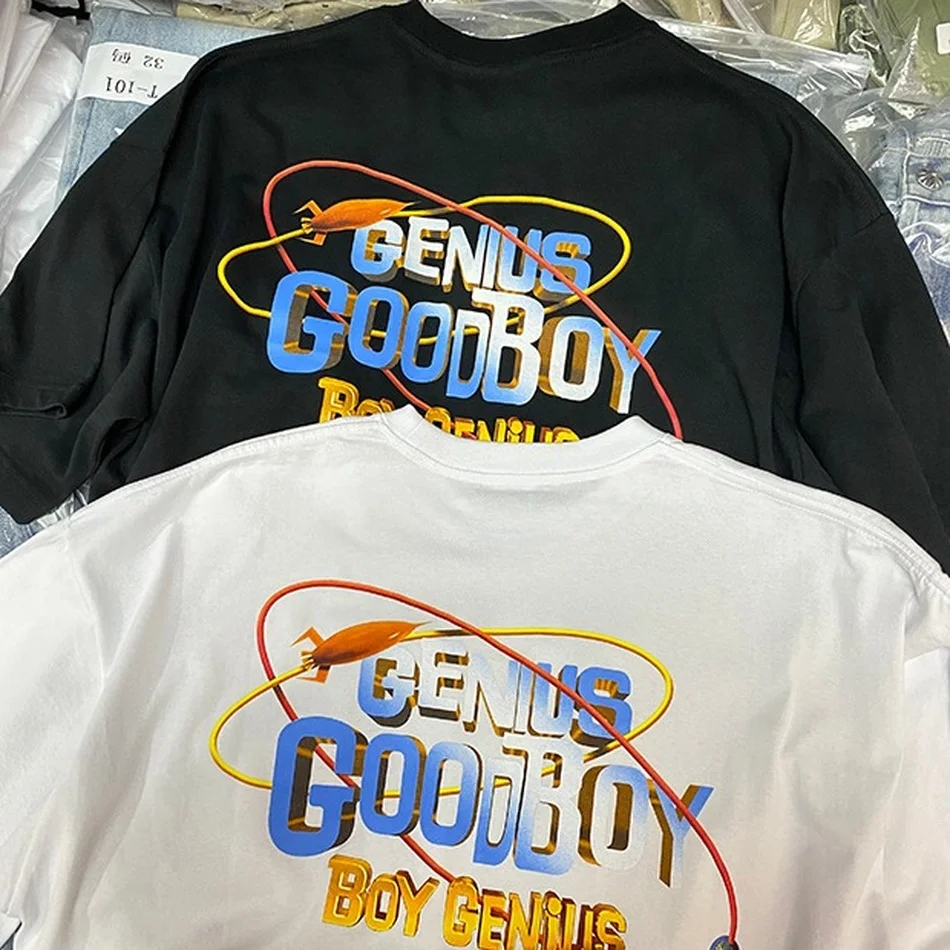 

GOODBOY T-shirt Men Women High-Quality Washed XOXOGOODBOY Tee Tops clothing oversized t shirt men clothing