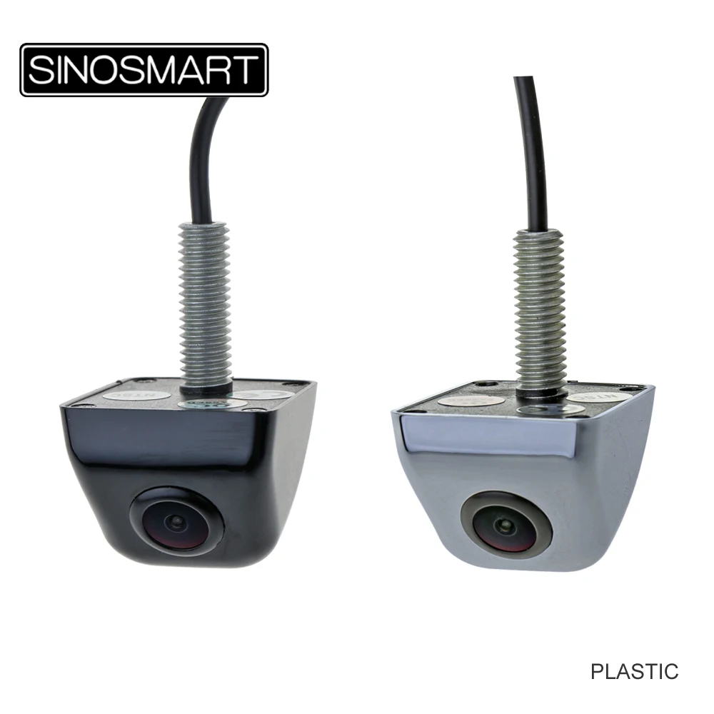 SINOSMART Universal HD Parking Reverse Backup Plastic Shell Camera for Car/Suv etc. Glass Lens SINOSMART Universal HD Parking Reverse Backup Plastic Shell Camera for Car/Suv etc. Glass Lens