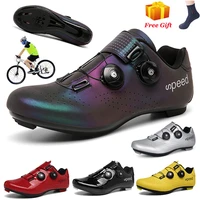 professional athletic bicycle shoes mtb cycling shoes men self locking road bike shoes women cycling sneakers