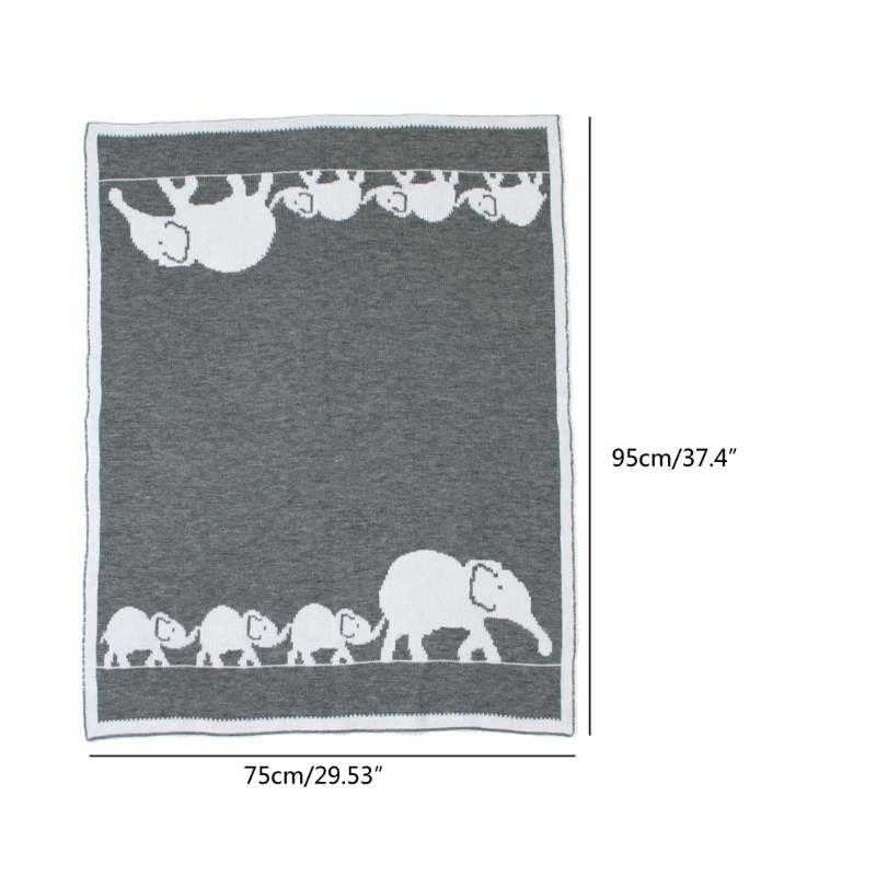 

Baby Blankets Knitted Newborn Cute Cartoon Soft Warm Swaddle Kids Bath Towels Toddler Infantil Stroller Bedding Blanket