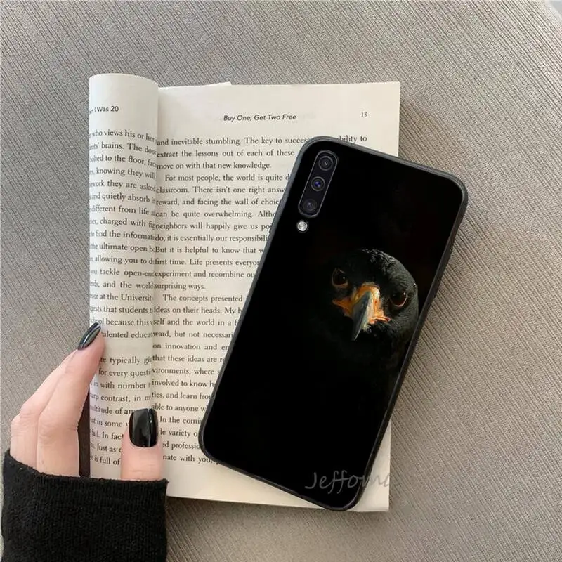 

Owl cute indifferent feather Phone Case For Samsung galaxy S note 7 8 9 10 20 fe edge A 6 10 20 30 50 51 70 lite plus Soft