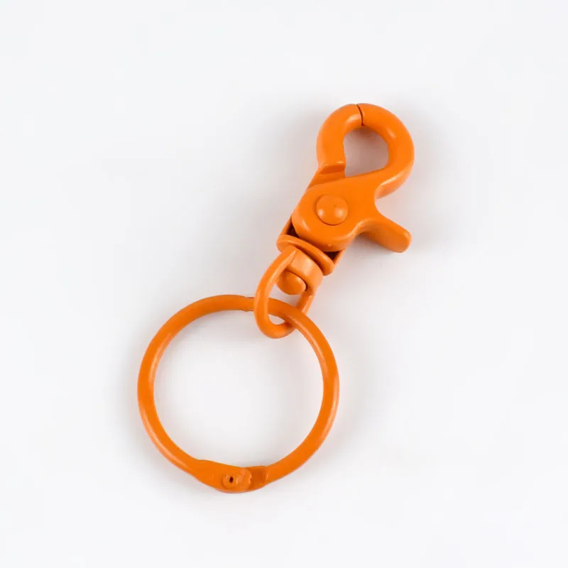 10orange Meetee 5 шт. 43*30 мм цветная металлическая пряжка для собаки крюк брелок O D кольцо DIY ювелирные изделия ручной работы Harware ремесла аксессуары AP598 - Цвет: 10orange