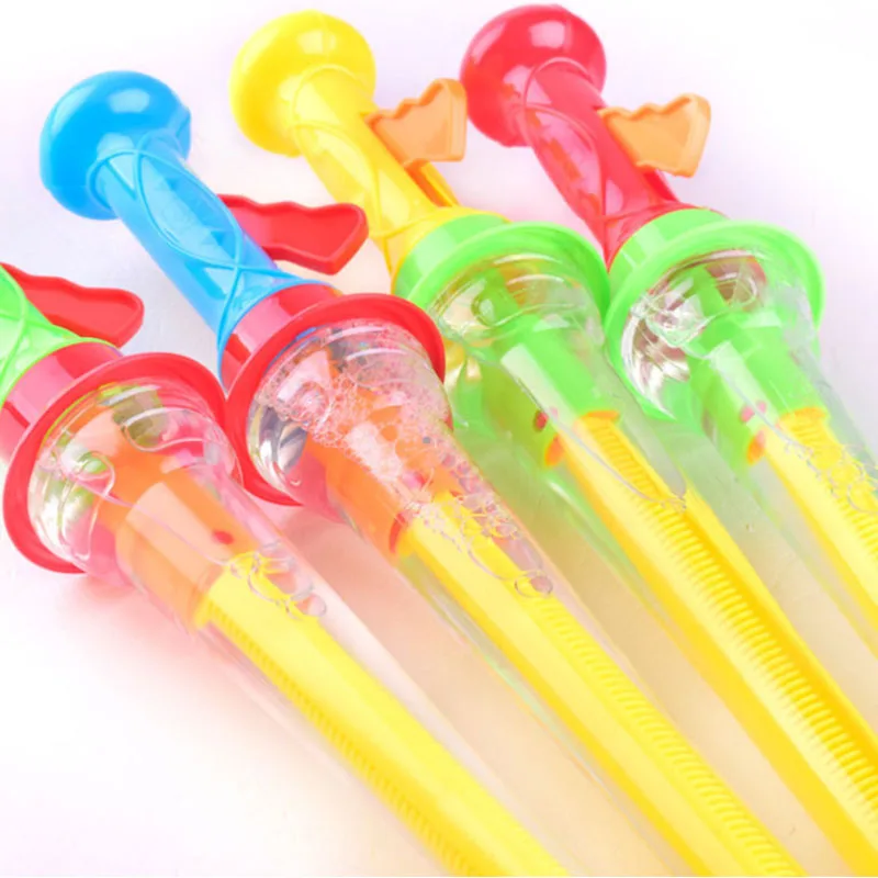 Большой размер 46 см игрушки для улицы длинный пузырьковый пистолет бар палочки