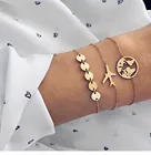 3 шт.компл. богемные браслеты с картой для женщин геометрической формы, в стиле бохо самолета maplayined ручная цепочка очаровательный браслет