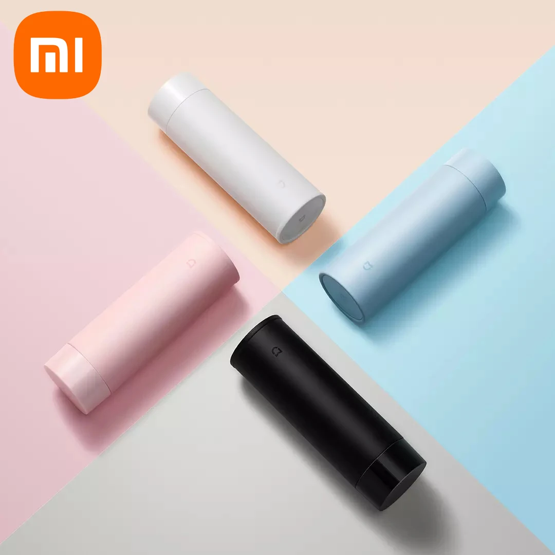 

Новый мини-термос Xiaomi mijia, чашка-чайник, емкость 350 мл, 170 г, 360 °, с резиновым уплотнением, сохраняет тепло, с замком, для дома, путешествий, офис...