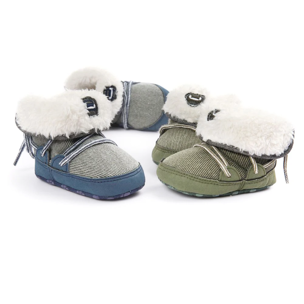 New Snow Baby Boy Booties Shoes Winter male baby 0-1 years old warm snow boots baby toddler shoes Toddler First Walkers Shoes