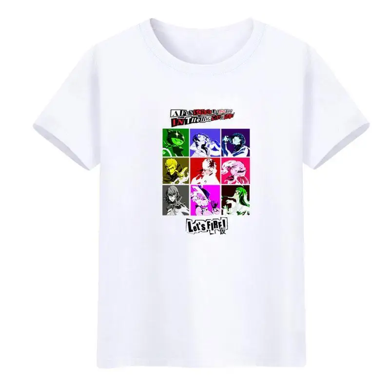 

High-Q Unisex Persona5 P5 T-shirt Tee Persona 5 Akira Kurusu Cotton Loose Tee T shirt T-Shirt Top
