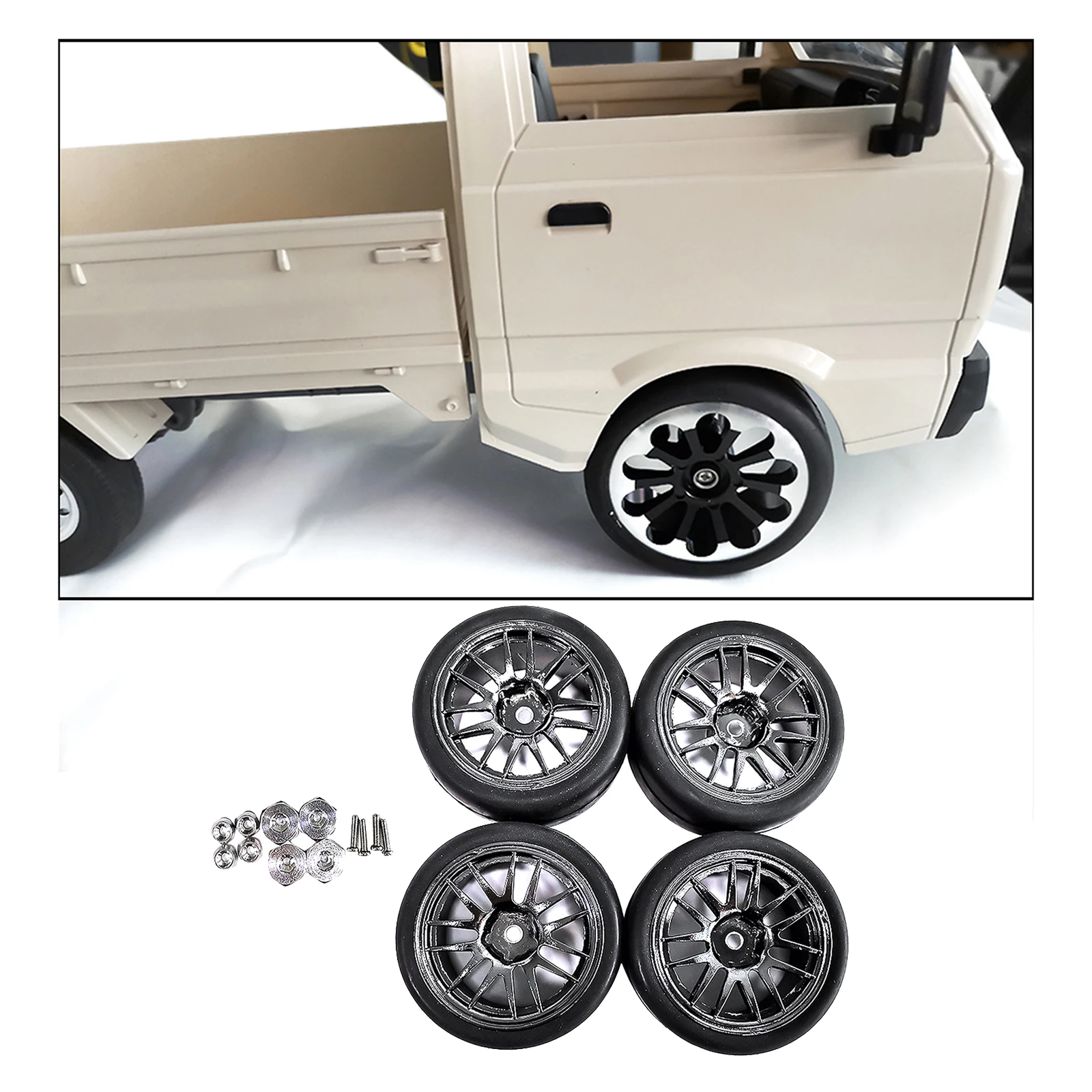 колесные диски и шины 110 для wpl d12 crawle