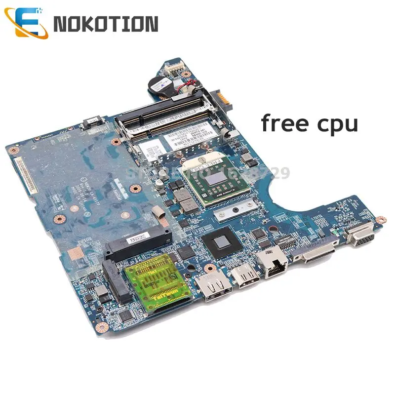 Материнская плата NOKOTION 575575 001 NBW20 для ноутбука HP DV4 DDR2 материнская разъем fs1
