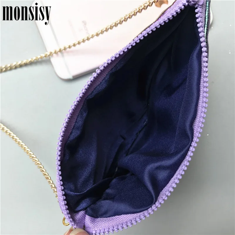 Monsisy 2020 сумочка кошелек с единорогом для девочек модная сумка через плечо лазером