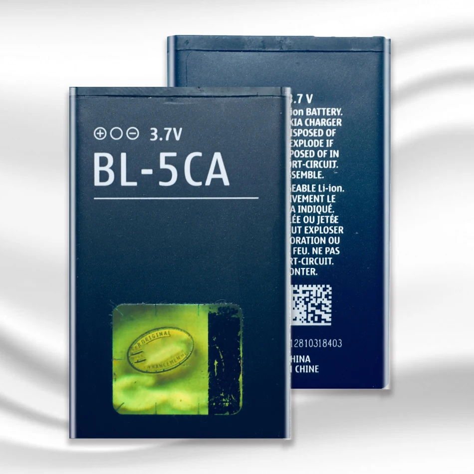 Сменный аккумулятор BL5CA для Nokia BL-5CA, 1110, 1111, 1112, 1200, 2310, 5130XM, 7600, N70, E60, 5030, C2-00, C2-01, X2-01