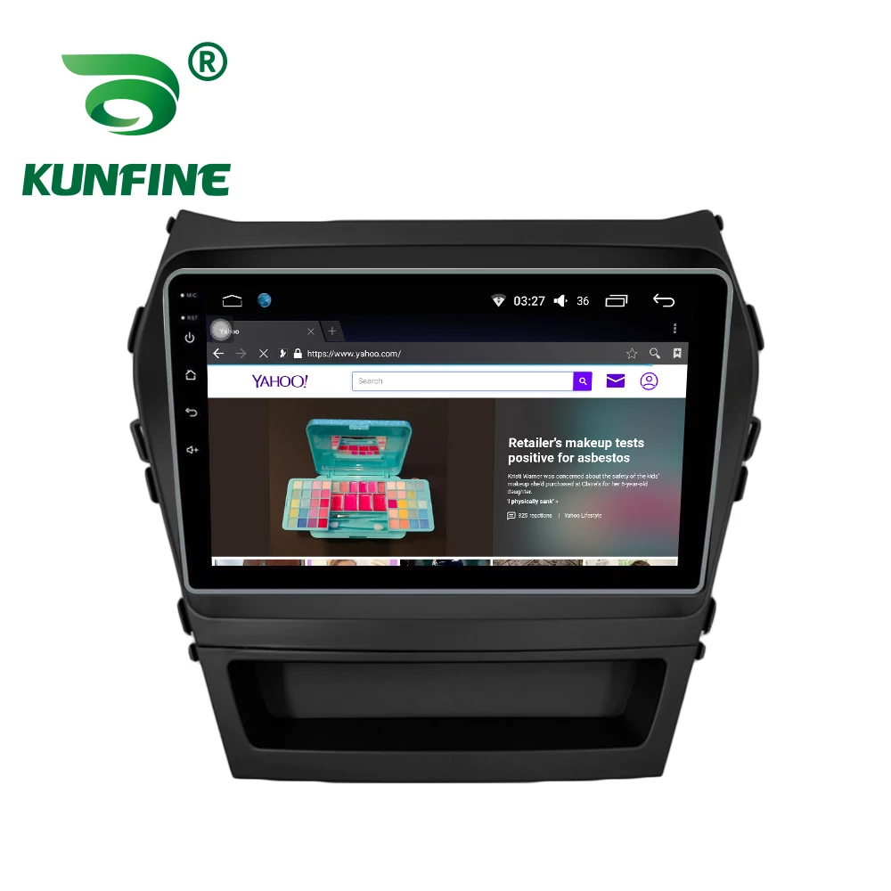 Автомагнитола для Hyundai IX45 Santafe 12-16 с восьмиядерным процессором Android 10 0 DVD
