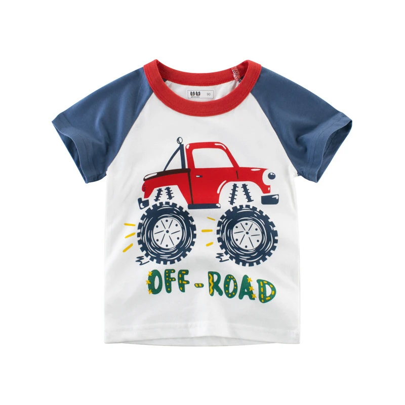 

1-9 Yrs 2020 New Summer Baby boy clothes Cotton Children's T-shirts Kids Print T shirts Child Top Clothing