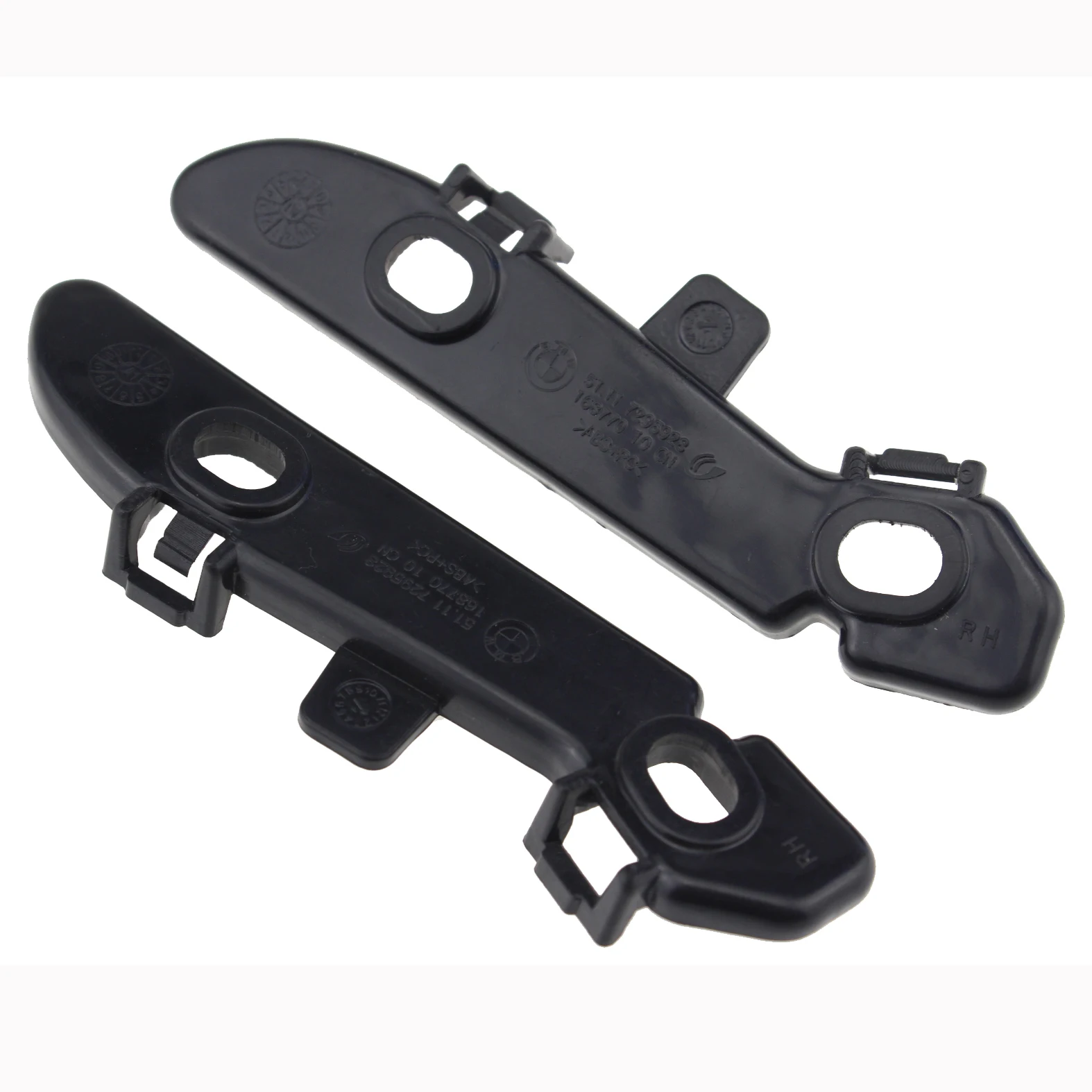 

2pcs Front Left and Right Bumper Cover Wheel Side Bracket Repair Parts for BMW 51117279711 & 51117279712