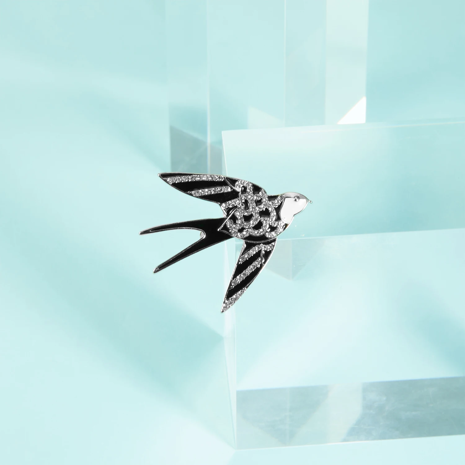 APSVO Симпатичная ласточка в виде животных классическая эмалированная булавка