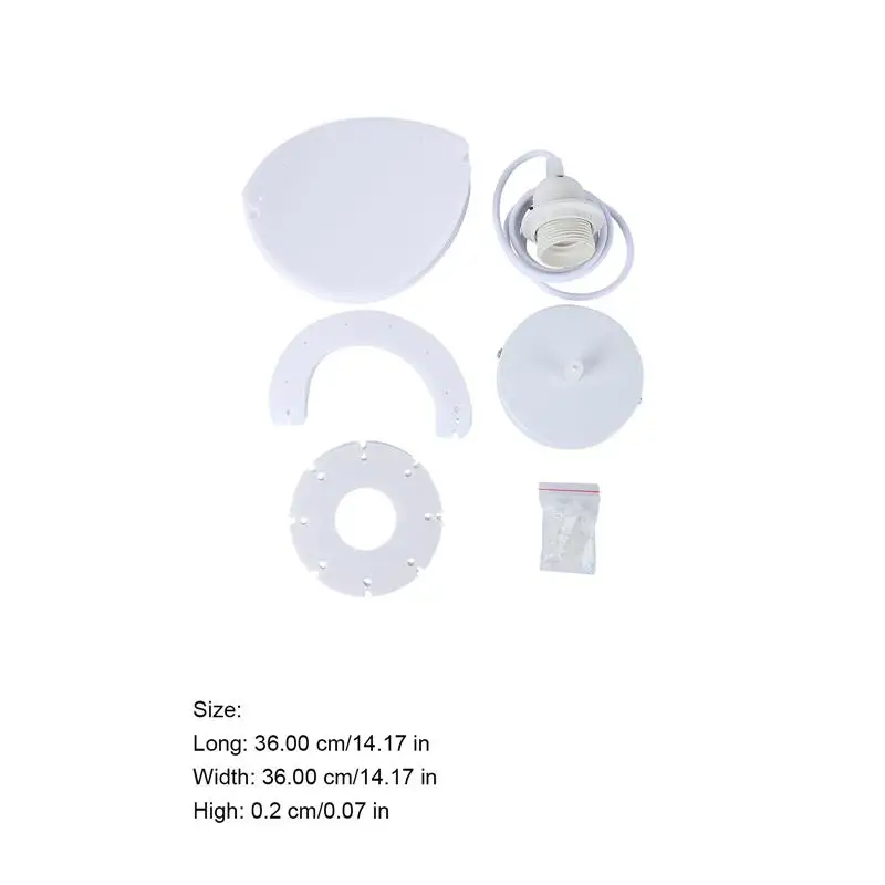 

Assembly Lotus Chandelier Pendant Lampshade DIY Puzzle Lights Modern Lamp Shade for North European Ameriacan Style