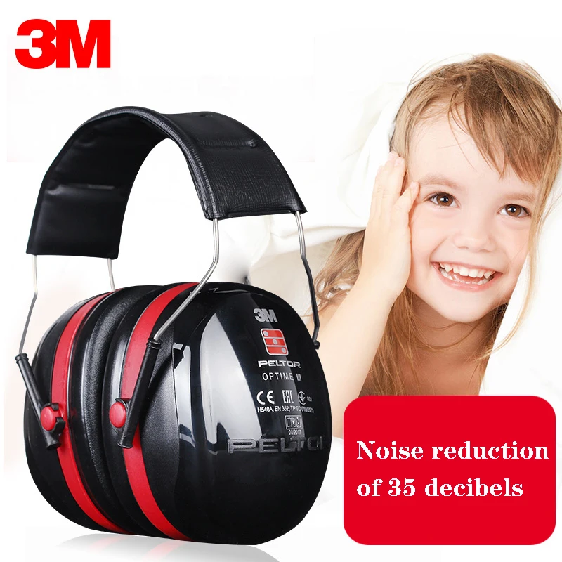 3M H540A Подлинная Европейская версия шумоизоляции/Звукоизоляция обучения сна завод шумоподавление защиты наушники