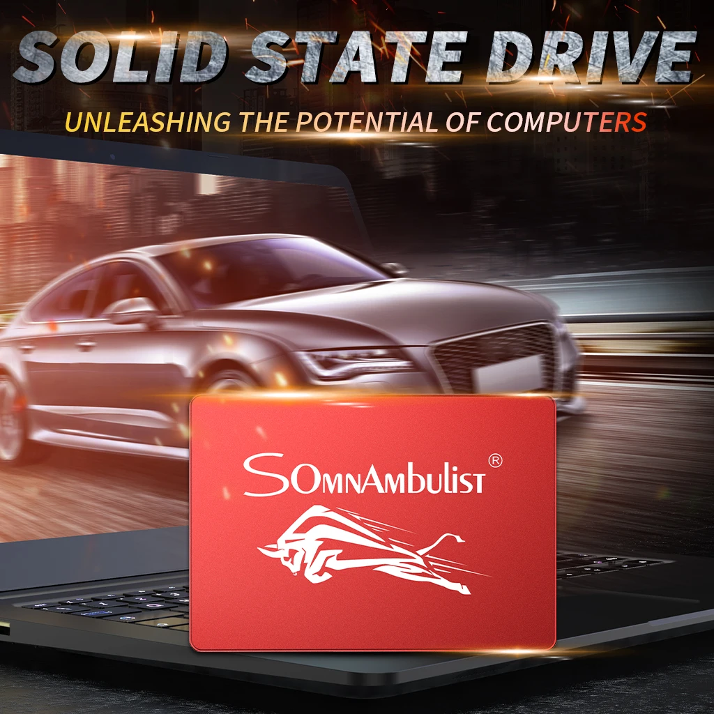 SOMNAMBULIST металлический bullfight SSD Plus Внутренний твердотельный жесткий диск SATA III 2 5