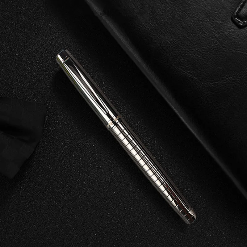 

Luxury Feel Metal Ballpoint Pens School Business Office Signature Roller Pen Writing Ballpen Student Stationery Supplies